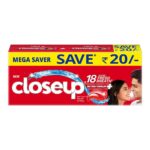 Closeup Everfresh + Triple Fresh Formula Red Hot Gel Toothpaste, Oral Care, Pack Of 2 X 150G