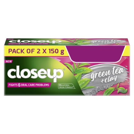 Closeup Green Tea & Clay Toothpaste | Fights 6 oral care problems - 300g
