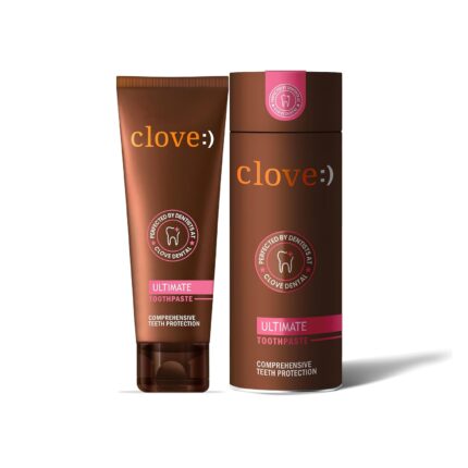 Clove Ultimate Toothpaste , Active Freshness , FREE Dental Consultation with Every PackCavity Prevention , Teeth Whitening , Healthy Gums & Oral Care , Triclosan Free , Paraben Free , Peroxide free , Mint , Pack of 1 (100 gms)