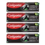 Colgate Charcoal Clean Toothpaste - 120 g (Pack of 4)