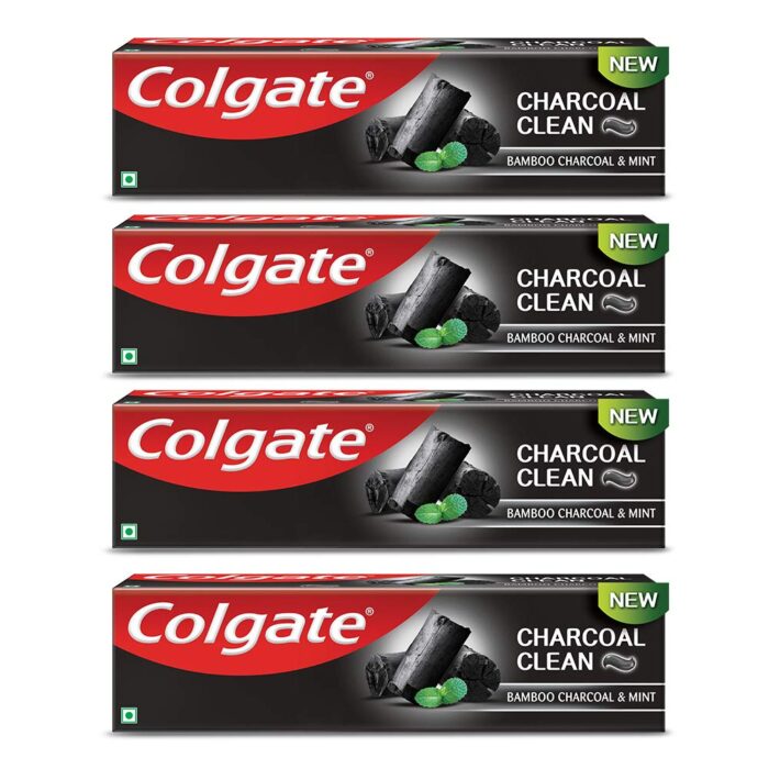 Colgate Charcoal Clean Toothpaste - 120 g (Pack of 4)