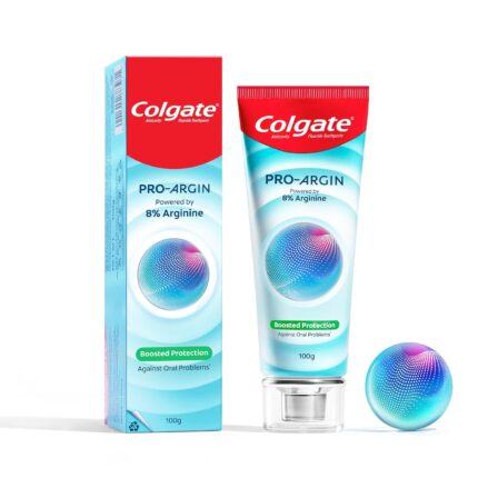 Colgate Pro Argin Toothpaste, Sensitivity Protection in 60 Seconds, 8% Arginine, Boosted Protection against Sensitivity, Enamel Damage, Oral pH, Cavities (100g)