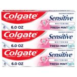 Colgate Sensitive Maximum Strength Whitening Toothpaste - 6 ounce (3 Pack)
