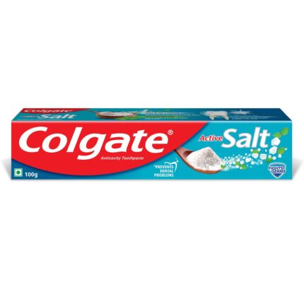 Colgate Toothpaste Active Salt - 100 G (Salt) - Freshening, Plaque, Bad Breath