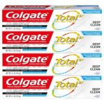 Colgate Total Toothpaste, Deep Clean, 5.1 Ounce - 4 Pack