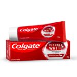Colgate Visible White Toothpaste (100g) Teeth Whitening Starts in 1 week, Safe on Enamel, Stain Removal and Minty Flavour for Fresh Breath