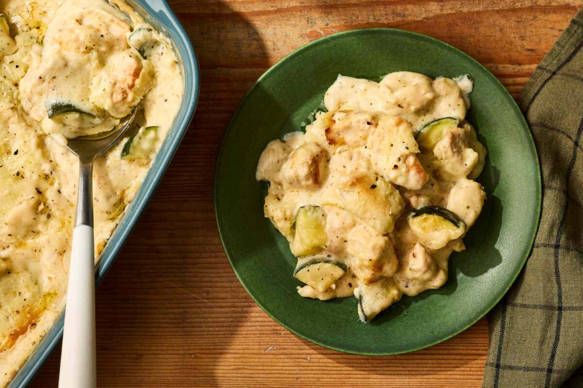 Creamy Chicken & Zucchini Casserole