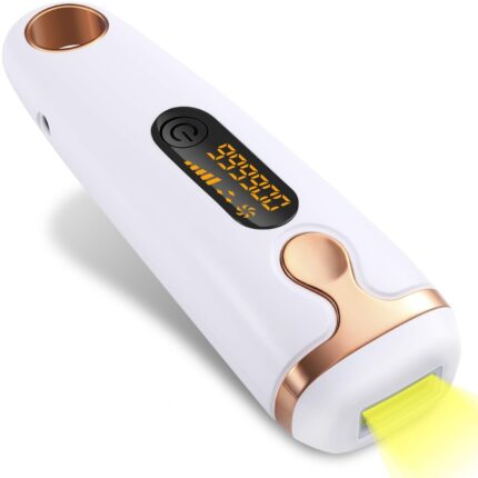 Crownish Laser Hair-Removal Permanent IPL Hair Removal Device for Whole-Body Home Use -Upgrade 999,999 Flashes Painless Profesional IPL Hair Remover System for Women Men