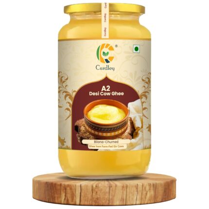 Curdley A2 Desi Pure Handmade Cow Ghee | Vedic Bilona Method | (500ML)