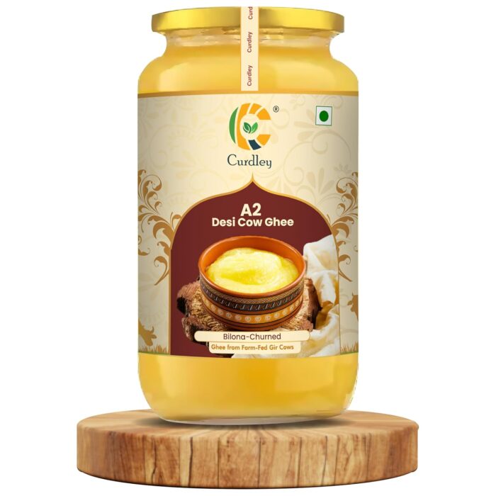 Curdley A2 Desi Pure Handmade Cow Ghee | Vedic Bilona Method | (500ML)