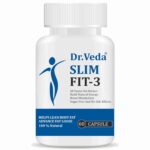 DR.VEDA SLIM FIT CAPSULE, 60 CAPSULE Slim Figure, Weight Loss Tablets for Men & Women, Vegan Metabolism Booster