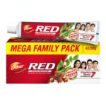 Dabur Red Toothpaste - 800g (200g x 4) | World's No.1 Ayurvedic Paste | Provides Germ Protection, Cavity Protection, Plaque Removal | Prevents Gum Bleeding, Yellow Teeth, Toothache, Bad Breath