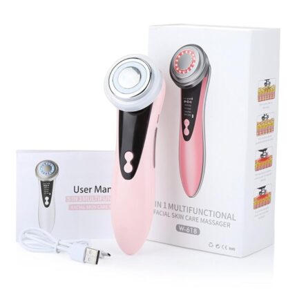 Dealsure Ultrasound Face Lift Machine Led Light Therapy Ems Photon Face Body Massager For Skin Lifting, Wrinkle Remover and Facial Massage, Relaxation and Skin Tightening Tool