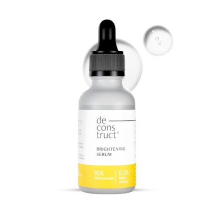 Deconstruct Brightening Serum with 10% Niacinamide Serum with 0.3% Alpha Arbutin | Brightens skin, treats dullness, reduces tan | Lightweight, non-irritating & beginner-friendly formula|30ml