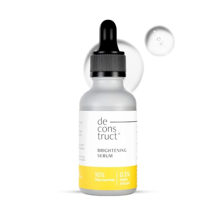 Deconstruct Brightening Serum with 10% Niacinamide Serum with 0.3% Alpha Arbutin | Brightens skin, treats dullness, reduces tan | Lightweight, non-irritating & beginner-friendly formula|30ml