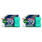 Dettol Cologne Fresh Bathing Soap Bar with 100% better odour protection- 100g Pack of 8, (400gm)