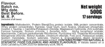 Develo Men's Only Formula for Weight Management, High Protein Slim Shake – 500 g Kesar Badam