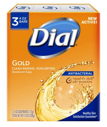 Dial Gold Antibacterial Deodorant Soap By, 3 Count