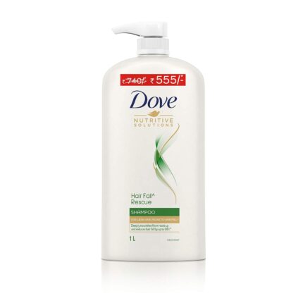 Dove Hair Fall Rescue Shampoo For Weak Hair Prone To Hairfall, Deeply Nourishes From Roots Up And Reduces Hair Fall By Up To 98%, 1 Ltr