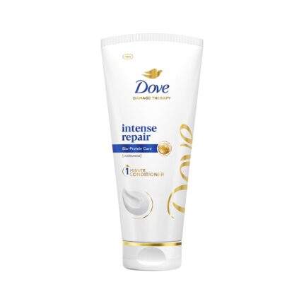 Dove Intense Repair 1-min Conditioner with Bio-Protein Care and Ceramide for damaged and frizzy hair, for upto 72 hours^ of effortlessly detangled, damage protected hair | 175ml