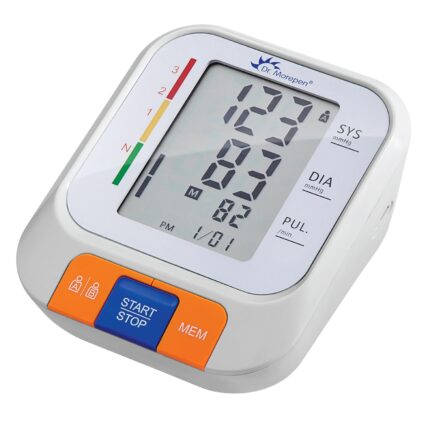 Dr. Morepen Arm Blood Pressure Monitor Model BP-15,White