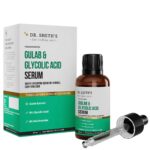 Dr. Sheth's Gulab & 6% Glycolic Acid & 5% Niacinamide Instant Brightening Face Serum | Improves Skin Texture & Uneven Skin | Normal to Oily Skin | Sensitive Skin | 30ml