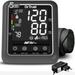 Dr Trust Atrial Fibrillation Automatic Dual Talking Digital BP Monitor Machine (Black)