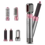 Drumstone (HOT WITH 15 YEARS WARRANTY) 5 in 1 Hot Air Styler Hair Dryer Comb Multifunctional Styling Tool for Curly Hair machine for Straightening Curling Combing Scalp Massage Styling For Women