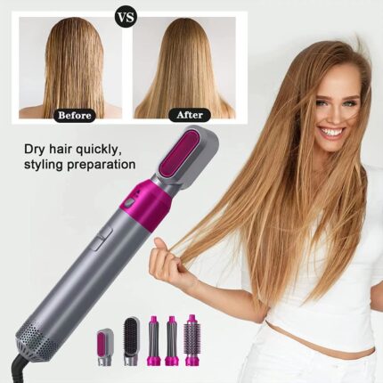 Drumstone Pro (TODAY WITH 15 YEAR WARRANTY) Change Your Look with our 5-in-1 Hair Styler Kit Curl, Straighten, Wave, Volumize, Perfect for Any Hairstyle, Any Occasion. Get Salon-Quality Results