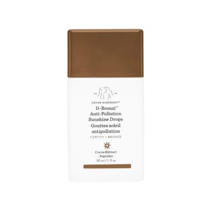 Drunk Elephant D-Bronzi Antipollution Sunshine Serum. Replenishing Face and Body Bronzing Serum for Fine Lines and Wrinkles (1 Ounce)