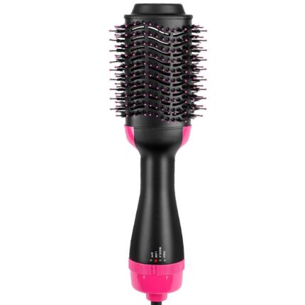Dsj Blowout Hair Dryer Brush,Upgraded 4-In-1 One Step Hot Air Brush,Hair Dryer & Volumizer & Volumizing Styler Comb,Negative Ion Straightening Brush For All Hair Types,Oval Shape-Black,1200 Watts