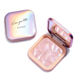 ELLESY Highlighter Makeup Palette Long Lasting Face Highlighter Powder Shimmer Highlight Palette Suit All Skin Tones-RAINBOW GLOW