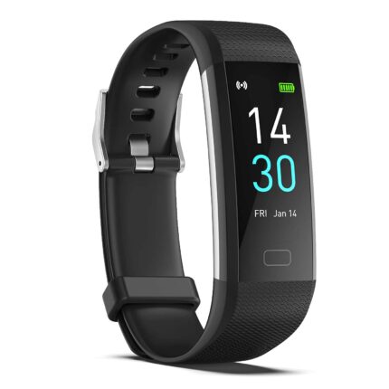 ENGERWALL Fitness Tracker with Step/Distance/Calories Counter, Activity Tracker with Heart Rate Monitor, Slim Style Watch IP68 Waterproof, Sleep Monitor Tracker, Pedometer Watch for Women Men Kids