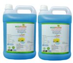 Ecomoms Hand Sanitizer 10 litre - 99.99% Effective Against Germs -75% Alcohol | Skin Friendly and Safe for Kids | Instant Germ-Free Protection (5 litre, Pack of 2)