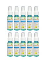 Ecomoms Hand Sanitizer 30ml 99.99% Effective Against Germs -75% Alcohol | Skin Friendly and Safe for Kids | Instant Germ-Free Protection 30ml (Pack of 10)