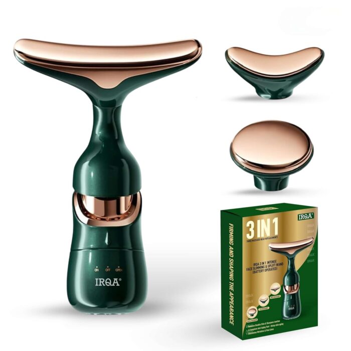 Electric Neck, Eyes & Face Massager 3 in1, Facial Massager Roller, Face Massager Machine For Facial, Face Lifting Tool For Sculpting, Tightening, Smoothing, Anti-Wrinkle/Anti-Aging Device T25