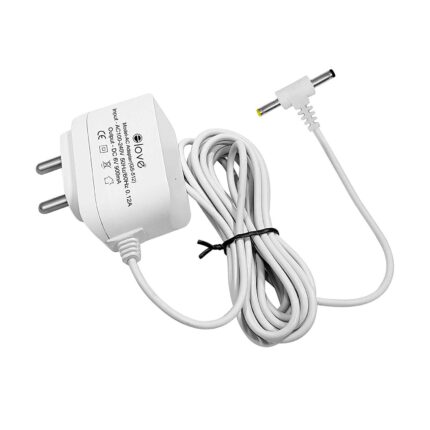 Elove 6V AC/DC BP Adapter for Blood Pressure Monitor/BP Machine Adapter with 10 Feet Cord - White