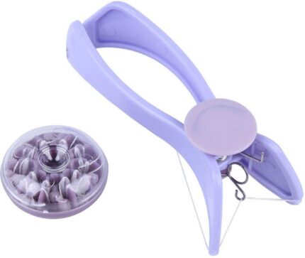 Expetens Eyebrow, Face & Body Hair Threading & Removal System Kit - Tweezers, Threading Tool, Epilators for Women - Chin & Upper Lip Hair Plucker, Cotton Thread Plucker