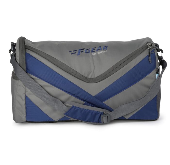 F Gear Unisex X Gym Polyester 30 Cms Grey Nb Gym Bag (3182)