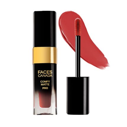 FACESCANADA Comfy Matte Pro Liquid Lipstick - Umber Fix 10, 5.5 ml | 10HR Longstay | Intense Color | Macadamia Oil & Olive Butter Infused | Lightweight Super Smooth | No Dryness | No Alcohol