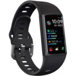 FITVII FINO 2 Slim Fitness Tracker, Smart Watch with Blood Oxygen, Sleep Monitor, 24/7 Heart Rate & Blood Pressure, IP68 Waterproof Health Activity Trackers with Calories Step Counter for Women Men