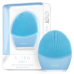 FOREO LUNA 3 App-controlled Smart Portable Facial Cleansing and Firming Massage Brush made with Ultra Hygienic Soft Silicone for Every Skin Type USB Rechargeable