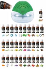 Fast Fine Portable Room Air Purifier Aroma Diffuser or Humidifier Revitalizer with Vanilla Aroma Essential Diffuser Oil (500ML)