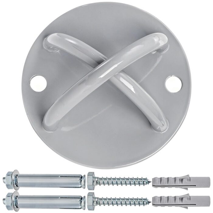 Faswin Wall Mount Bracket for Suspension Straps. Wall and Ceiling Mount for Suspension Straps, Olympic Rings, Body Weight Strength Training Systems, Yoga Swings & Boxing Equipment