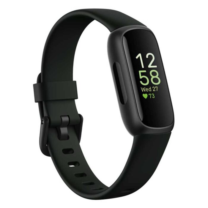 Fitbit Inspire 3 Fitness Tracker – Advanced Health Insights with Stress Management, Workout Intensity & Sleep Tracking, 24/7 Heart Rate, Includes Small and Large Classic Bands - Midnight Zen/Black