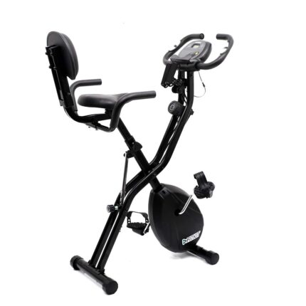 Fitkit FK700 Magnetic Upright Fitness X-Bike with Back Support with Free 3 Month Diet and Fitness Plan by certified Dietitian, Personal Trainer, Doctor Consultation and Free Installation at Home