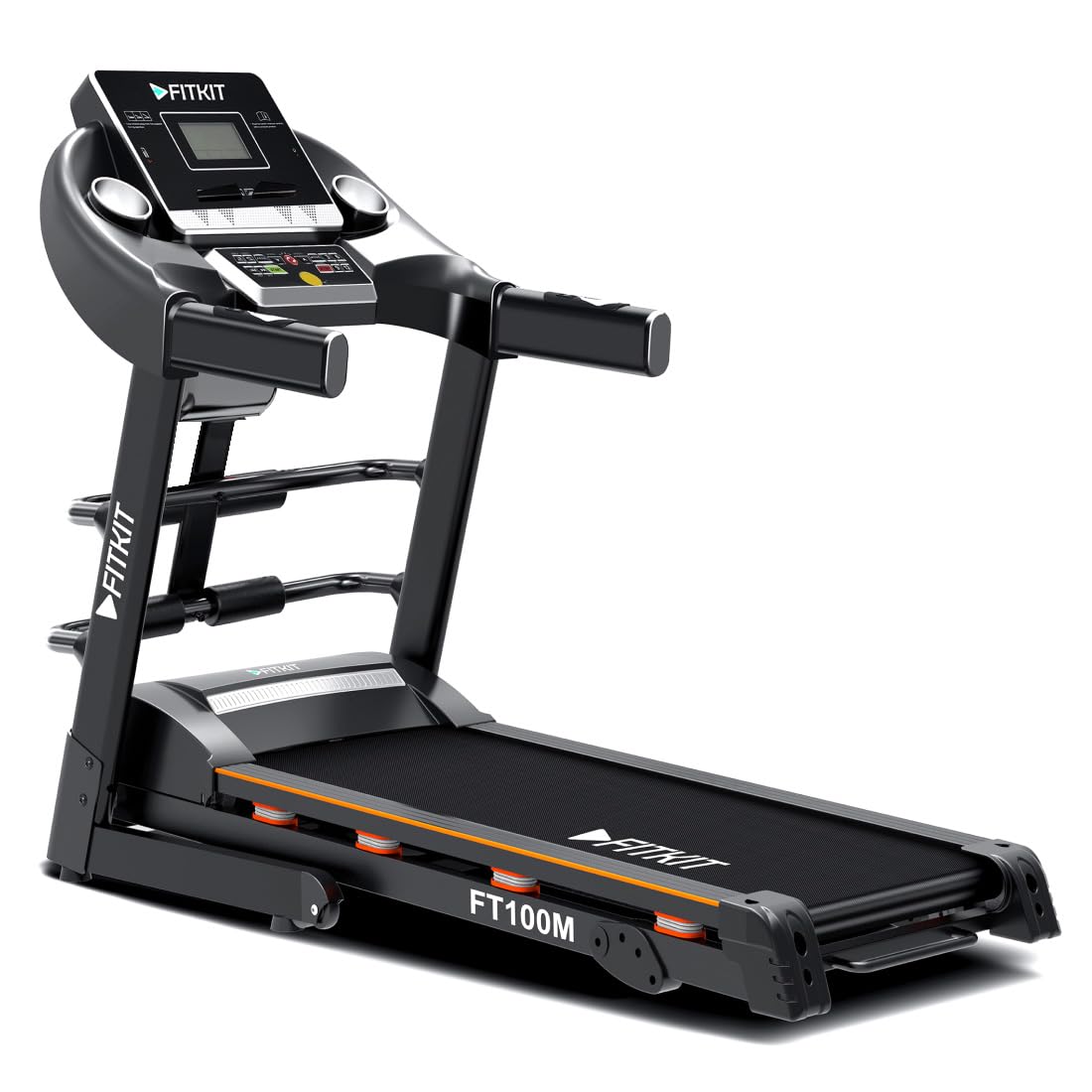 Fitkit by Cult.Sport FT100M 3.25HP Peak (Max Weight: 110Kg, Manual Incline) Treadmill for Home with Free Customized Diet Plan, Trainer Led Sessions & 1 Year Warranty