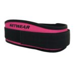 Fitness Belt for Weightlifting,Olympic Lifting, Powerlifting, Squats, Deadlift - Setwear Belt- Adjustable W/Back Support- Men & Women - Crossfit Workout Gear (Pink, XS: Less Than 24")