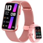 Fitness Tracker Smart Watch for Women: 1.47" Touchscreen Bluetooth Health Activity Trackers with SpO2 Monitor Sports Modes Step Counter Sport IP68 Waterproof Smartwatch Compatible Android and iOS