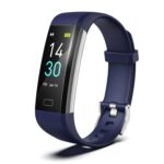 Fitness Tracker for Men and Women,Fitness Watch Waterproof with Activity Tracker and Sleep Monitor&Temperature Monitor,Smart Watch for Android and iOS Phones(Blue)
